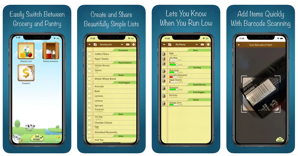 List Ease App Screenshots